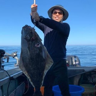 Halibut caught