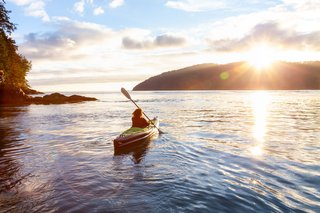 Many islands and coastline to explore
